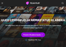 Telia hakkas pakkuma uut striimingteenust Telia Play