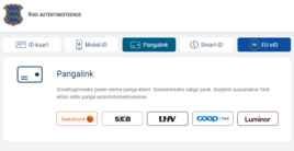Osasse riiklikesse e-teenustesse ei saa alates märtsist pangalingi kaudu siseneda