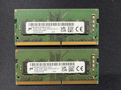 Annan: 2x 16GB DDR4 SO-DIMM 3200MHz | Otsin: 1x 32GB DDR4 SO-DIMM 3200MHz