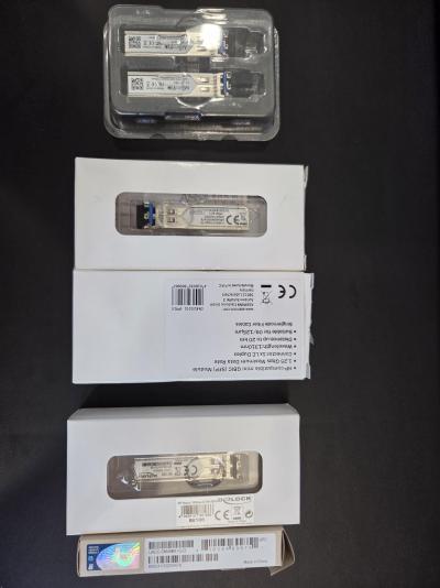 3 paari SFP mooduleid