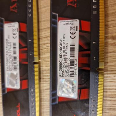 Gskill Aegis DDR4 2x8gb 3000mhz