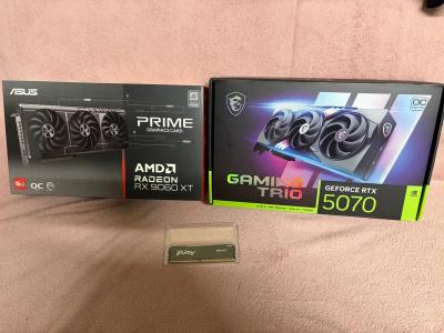 RTX 5070 12gb // AMD 9060XT 16gb // 32gb DDR4