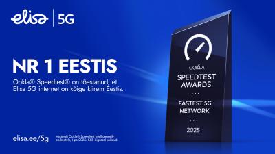 Ookla hindas Elisa 5G võrgu Eesti kiireimaks