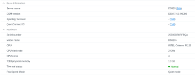 Synology DS920+ 4x4TB 2x512NVME