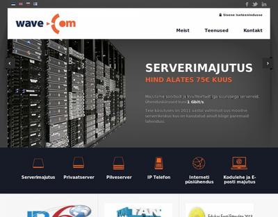Eesti hostingupakkuja WaveCom tehnilised tõrked