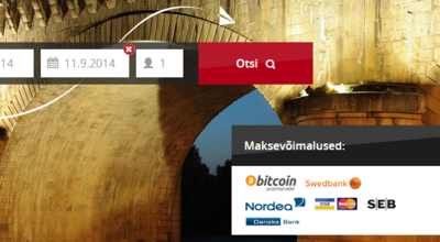 Bookinghouse.ee alustas bitcoinide aksepteerimist maksevahendina