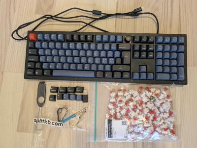 Kasutatud Keychron V6 Knob Version ISO klaviatuur + lülitid