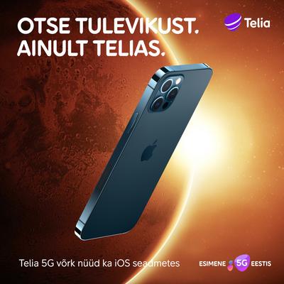 Telia 5G võrgus saab ainsana Eestis kasutama hakata iPhone’i 5G telefone