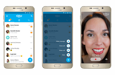Skype’i äpp sai iOSil ja Androidil uue disaini