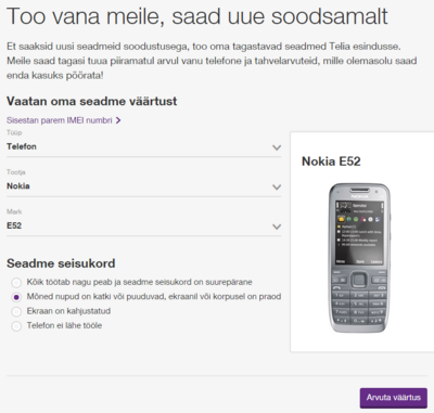 Telia kutsub kõiki oma kliente tagastama vanu mobiile ja tahvelarvuteid, tasuks kuni 50-eurone hinnavõit