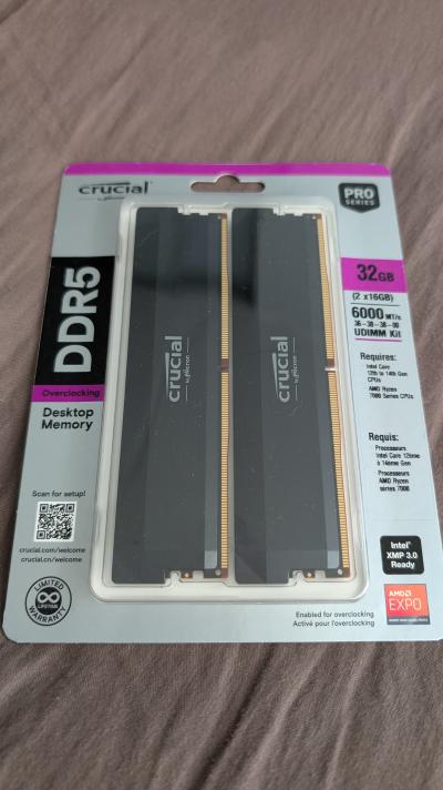 Crucial Pro DDR5-6000 32GB (2x16GB) UDIMM