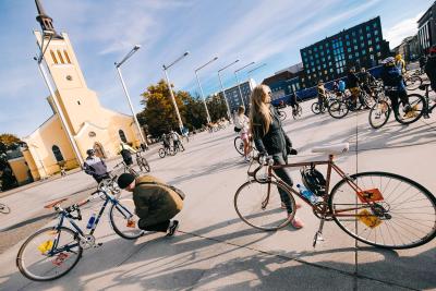 Eestis saab nüüd Google'i kaardiäpis valida ka rattamarsruudi