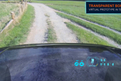 Land Roverile "läbipaistev" kapott