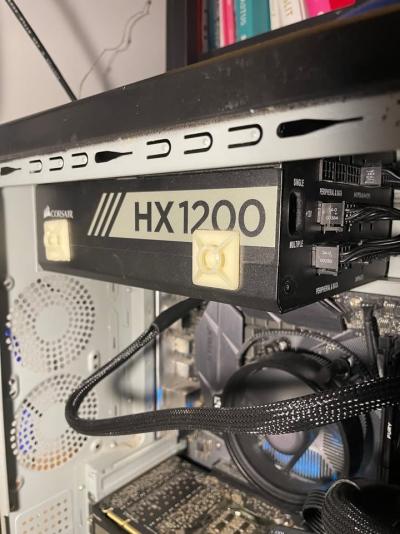 Nvidia A5000 GPU + Enermax 1700W PSU + Corsair 1200W PSU