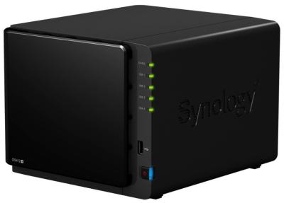 Synology DS412+ 4-Bay NAS 4GB RAM, kaasa toitekaabel