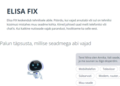 Elisa toob turule uue kompaktse hooldusteenuse nutiprobleemide lahendamiseks