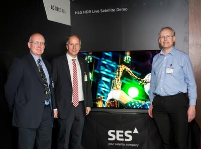 LG esitleb satelliiditööstuse üritusel OLED teleri HDR suutlikkust