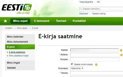 RIA sulgeb 1. novembrist eesnimi.perekonnanimi@eesti.ee e-posti teenuse