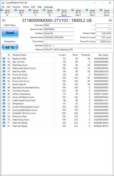 WD/Exos 18TB HDD