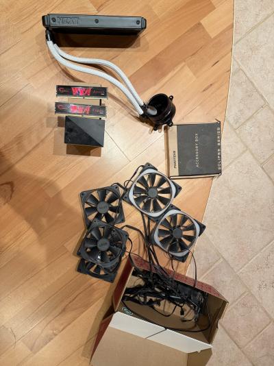 Kapikoristus - Phanteks kast, Kraken AIO jahutus, 2x8GB DDR4 RAM, B550M-K emaplaat