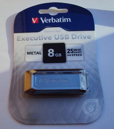 Ülevaade: Verbatim Store'n'Go Executive Metal 8 GB