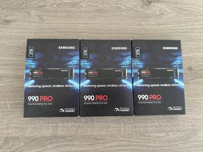 3x UUS! Samsung 990 Pro 2TB SSD PCIe 4.0 NVMe