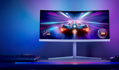 Philips Evnia 34M2C5601QA toob ultralaia ekraani haaravuse, 200 Hz mängimise, tehisintellektiga täiustatud Ambiglow ja USB-C
