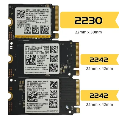 256GB Samsung PM9C1a PCIe 4.0 2230 (arvutile või isegi kaamerale adapteriga)