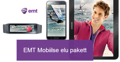 EMT Mobiilse elu paketiga saab mobiilset internetti jagada mitme seadme vahel