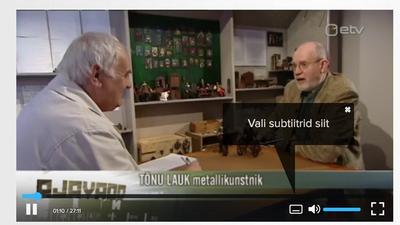 ERR võtab kasutusele järelevaatamist hõlbustavad digisubtiitrid