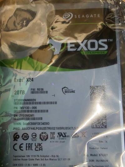 18TB HDD valik.  +20TB HDD