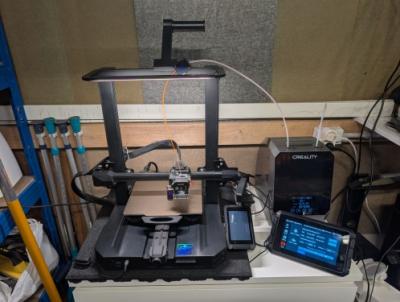 3D Printeri komplekt - Creality Ender 3 S1 Pro + Sonic Pad (Klipper) + Laser + Space Pi kuivati