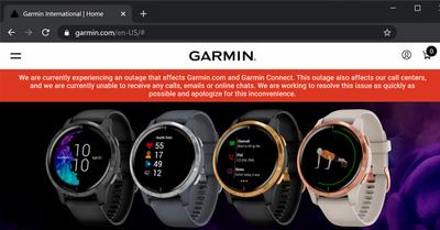 Garmin langes lunavara rünnaku ohvriks