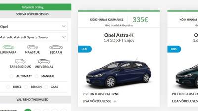 Uus auto täisteenusrent tahab võtta liisingufirmadelt leiva