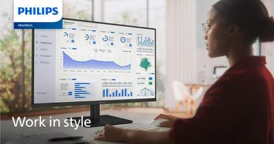 Philips Monitors E1 seeria täieneb: neli uut monitori suurema produktiivsuse ja mugavuse jaoks