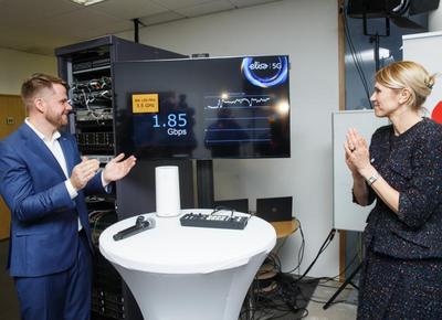 Elisa saavutas Baltikumi esimeses 5G-võrgu testis kiiruse 1,8 Gbit/s
