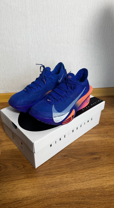 Nike Alphafly Next 3% Racer Blue / Atomic Pink tippklassi jooksutossud