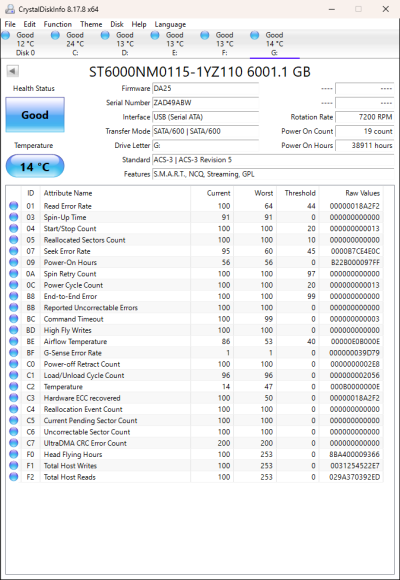 6tb HDD ja 500GB SSD