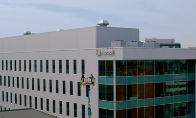 Skype Tallinna kontori logo asendati Microsofti logoga