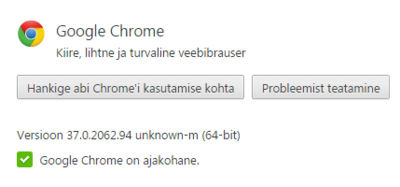 Chrome Windows 64-bit versioon väljus beetaversiooni staatusest