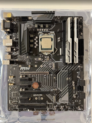 i7-8700K, MSI Z370 PC PRO, G.Skill 16GB DDR4, Thermaltake Floe Riing RGB CPU vesijahuti