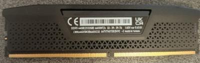 DDR5 64GB - 2x32 - Corsair Vengeance 6600MT/s CL32