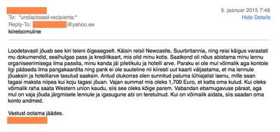 CERT-EE hoiatab: õngitsuskirjade uus laine