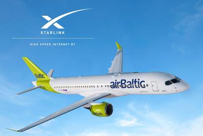 airBaltic hakkas pakkuma SpaceX Starlinki internetti