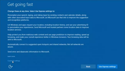 Windows 10 kiirinstalleerimisega kaasneb totaalkontroll