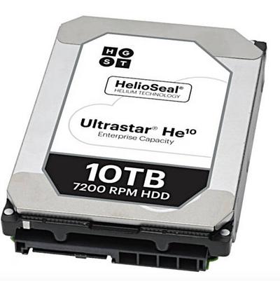 Western Digitalilt heeliumiga täidetud 10TB kõvaketas
