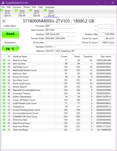 Ultrastar &amp; Exos 12TB 16TB 18TB HDD kõvakettad