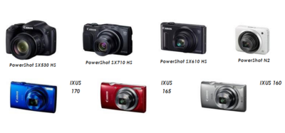 Canon esitleb uusi PowerShot ja IXUS kaameraid
