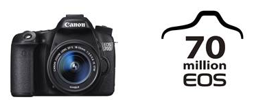 Canon tähistab 70 miljoni EOS-kaamera tootmist