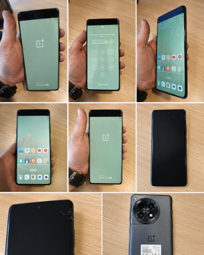 Oneplus 12R 256GB -ekraan katki